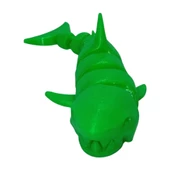3D Hareketli Köpek Balığı Figürlü Oyuncak - Neon Yeşili - 7