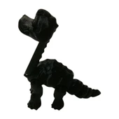 3D Hareketli Oyuncak Brakiyozor (Brachiosaurus) Dinozor - Siyah thumbnail 6