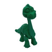 3D Hareketli Oyuncak Brakiyozor (Brachiosaurus) Dinozor - Yeşil thumbnail 6