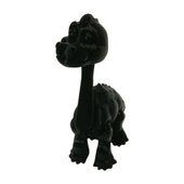 3D Hareketli Oyuncak Brakiyozor (Brachiosaurus) Dinozor - Siyah thumbnail 5