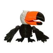 3D Hareketli Tukan Kuşu Figürlü Oyuncak - Siyah/Beyaz/Turuncu thumbnail 1