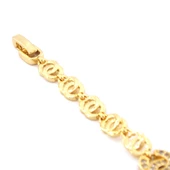 Altın Kaplama Taşlı Halkalı Kadın Bileklik BLK-1035 - 7