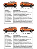 Dacia Duster 2018 ve Üzeri Kapı ve Çamurluk Koruma Premium Dodik Seti 12 Parça - 8