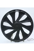Jant Kapağı Siyah-gri Kırılmaz 15" Universal Model (Amblem Hediyeli) (1 Adet) - 2