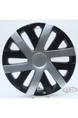 Jant Kapağı Siyah-gri Kırılmaz 14" Vw Model (Amblem Hediyeli) (1 Adet) thumbnail 1