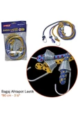 Bagaj Ahtapotu Bagaj Lastiği 3lü Set 80cm>180cm ( Kancalı ) - 2