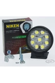 Yuvarlak Çalışma Lambası 9 Led Pro Seri - 1