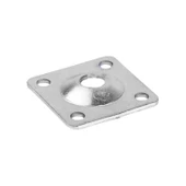 4 Adet Destek Ayağı 13-19 cm Kahverengi ve 4 Adet  Metal Düz Ayak Tabanı M8 Civatalı İnce Diş Mobilya Kanepe Baza Koltuk Seti - 7