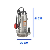 Alüminyum Gövdeli 1.5 Hp Dalgıç Tip Temiz Su Pompası Rainpump 1.1 Kw Monofaze Kuyu Drenaj Boşaltma thumbnail 4