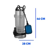 Alüminyum Gövdeli 2 Hp Dalgıç Tip Temiz Su Pompası Rainpump 1.5 Kw Trifaze Kuyu Drenaj Boşaltma - 4