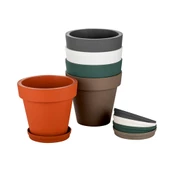 Grande Home Poliwork Fulya 30 cm Tabaklı Saksı 10 lt - 1