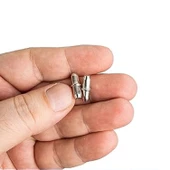 Metal Halkalı Raf Pimi Cam Ahşap Metal Raf Tutucu Çivisi Mobilya Dolap Pimi (50 Adet) - 4