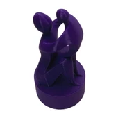 3D Anne ve Çocuk Figür - Mor - 6