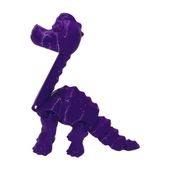 3D Hareketli Oyuncak Brakiyozor (Brachiosaurus) Dinozor - Mor thumbnail 3