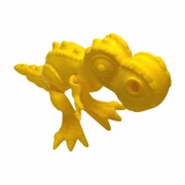3D Hareketli Trex Oyuncak - Sarı - 3