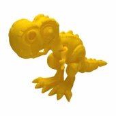3D Hareketli Trex Oyuncak - Sarı - 1