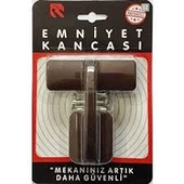 Koyu Kahve Renk Lüks Emniyet Kancası - 1