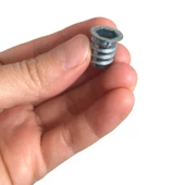 Metal Düz Dişli Dübel Ahşap Dübeli M8 10x15 Diş Çinko Mobilya Bağlantı Ünite Birleştirme (50 ADET) - 4