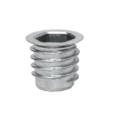 Metal Düz Dişli Dübel Ahşap Dübeli M8 10x15 Diş Çinko Mobilya Bağlantı Ünite Birleştirme (50 ADET) - 7