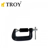 TROY 25062 C-Tipi Mengene, 51mm Dövme Çelik İşkence - 2