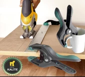 TROY 25056 Mandal Tipi İşkence 150mm Plastik Mengene Çelik Yaylı - 6