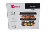 Moonstar proplus double ikili saklama kabı hava sızdırmaz200ML+1400ML-PRO-233 - 2