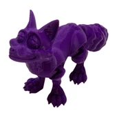 3D Hareketli Tilki Oyuncak - Mor - 7