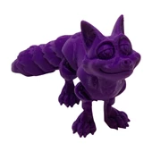3D Hareketli Tilki Oyuncak - Mor - 6