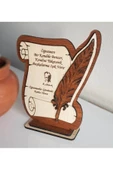 Ahşap Plaket Öğretmenler Günü Hediyesi - 1