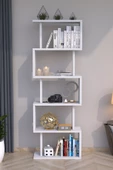 Moonlife Zero Dekoratif Kitaplık Beyaz - 9