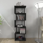 Moonlife Zero Dekoratif Kitaplık Siyah - 7