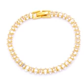 Su Yolu Bileklik Çelik Altın Kaplama BLK-439 thumbnail 2