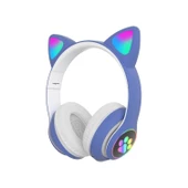 HZL Kedi Kulaklıklı TWS Kulak Üstü Kulaklık Apple Android Uyumlu 5.3 Bluetooth Kulaklık - 2