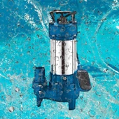 Kirli Su Pompası 0.55 kW Alüminyum Gövdeli Dalgıç Tip Rainpump 0.7 HP Monofaze Atık Su Logar Lağım - 3