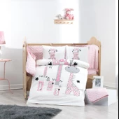 Hobby Buddy Pembe Poplin Bebek Nevresim Takımı - 1