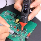 Mayilon HT121 Kalem Tip Akıllı Multimetre Işıklı ve Sesli Alarm Fenerli - 3