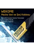 wekome Wdc-189 Mecha 2 In 1 Type-c / Type-c To Lightning 65w 20w Hızlı Şarj Data Kablo 1 Metre Sarı - 6