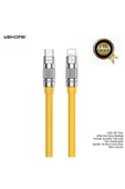 wekome Wdc-187 Type-c To Lightning Pd 20w Hızlı Şarj Data Kablo 1 Metre Sarı - 2