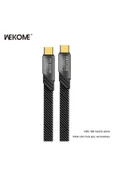 wekome Wdc-192 100w Type-c To Type-c Pd Hızlı Şarj Data Kablo 1 Metre Gri - 1
