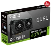 ASUS Dual GeForce RTX™ 4070 SUPER OC Edition 12GB GDDR6X Ekran Kartı - 9