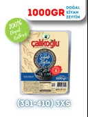Çalıkoğlu Doğal Gemlik Siyah Zeytin 1000 gr (381-410) 3XS - 1