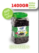 Mytat Doğal Gemlik Süper Siyah Zeytin 1400 gr (291-320) S - 1