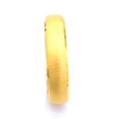 Altın Kaplama Kalemli İmitasyon 15mm Kalınlık Bilezik BLZ-1250 - 4