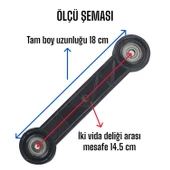 2 Adet Beşik Sallama Aparatı Siyah 14.5 Cm - 3