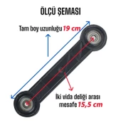 2 Adet Beşik Sallama Aparatı Siyah 15.5 Cm thumbnail 3