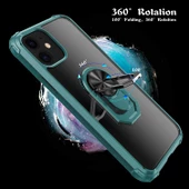 Apple iPhone 11 Kenarları Renkli Anti Şok Şeffaf Kılıf thumbnail 10