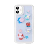iPhone 11 Uyumlu Kılıf Kabartma Figürlü Parlak Minimini Silikon Kapak - 7