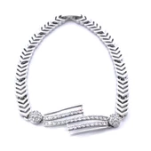 316L Çelik Zirkon Taşlı Kadın Bileklik  BLK-1033 thumbnail 2