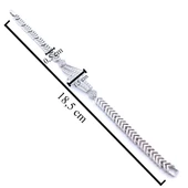 316L Çelik Zirkon Taşlı Kadın Bileklik  BLK-1033 thumbnail 5