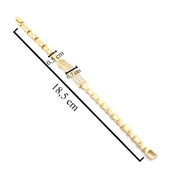 Altın Kaplama Zirkon Taşlı Kadın Bileklik BLK-1037 thumbnail 4